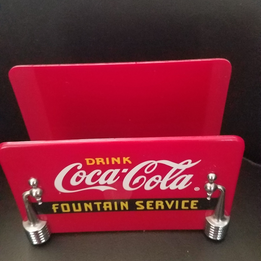 Coca cola napkin holder